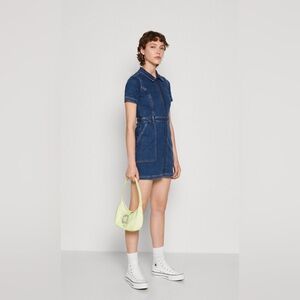 New Hollister Denim zip up dress. Size XS